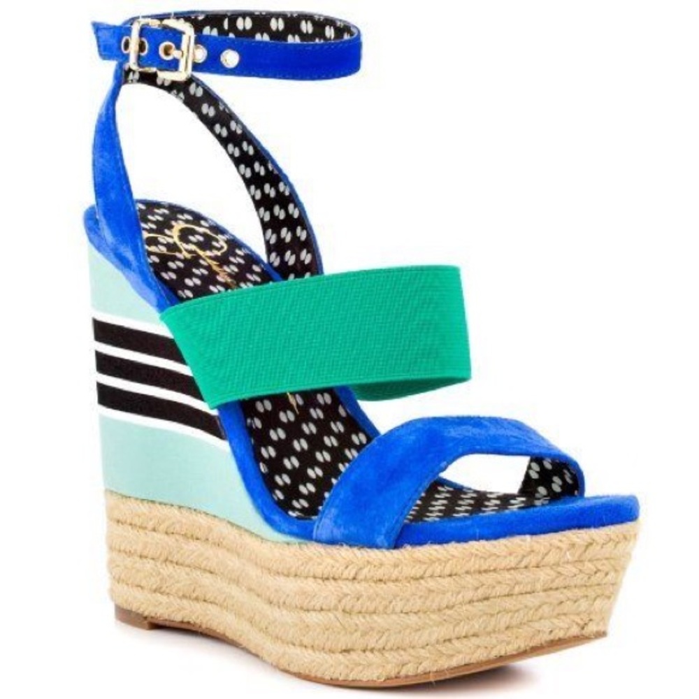 Jessica Simpson Color Block Wedges
